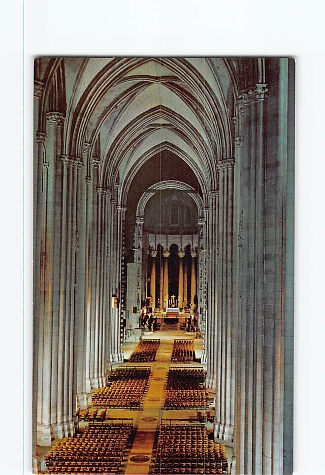 Postcard The Cathedral Church of Saint St. John the Divine NYC New York City USA