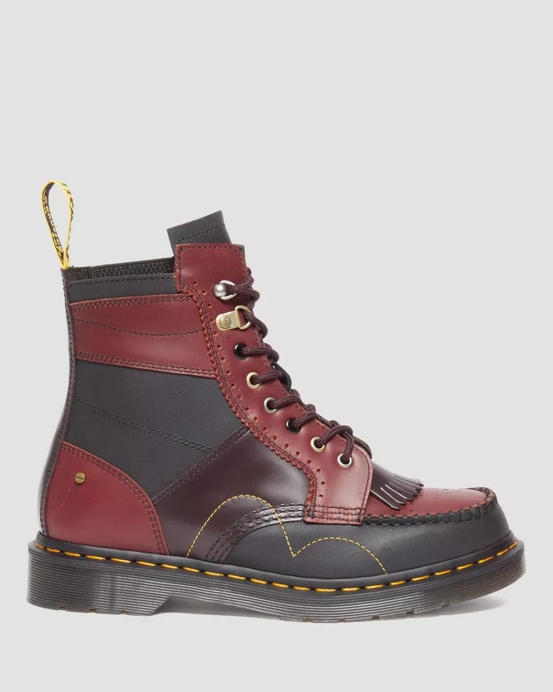Dr. Martens 1460 Fused Grease Abruzzo Lace Up Boots-image