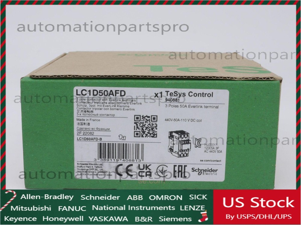 1pcs New Schneider LC1D50AFD free shipping US Free TAX