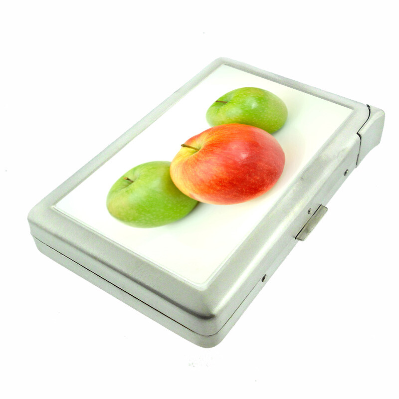 Apples Em1 Cigarette Case with Built in Lighter Metal Wallet