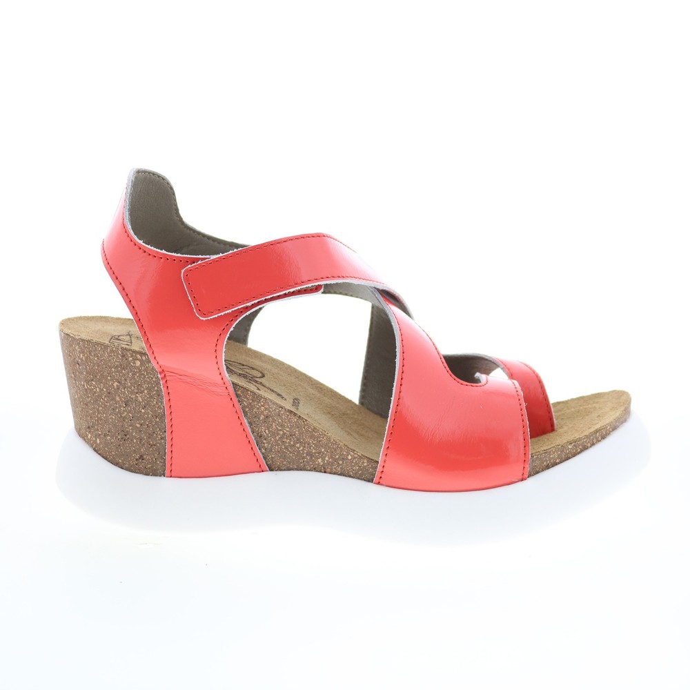 Fly London Gavi GAVI048FLY-002 Womens Red Wedges Sandals Shoes