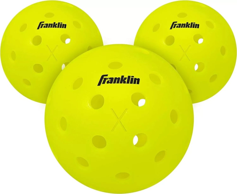 Franklin Sports Outdoor Pickleballs - X-40 Pickleball Balls.