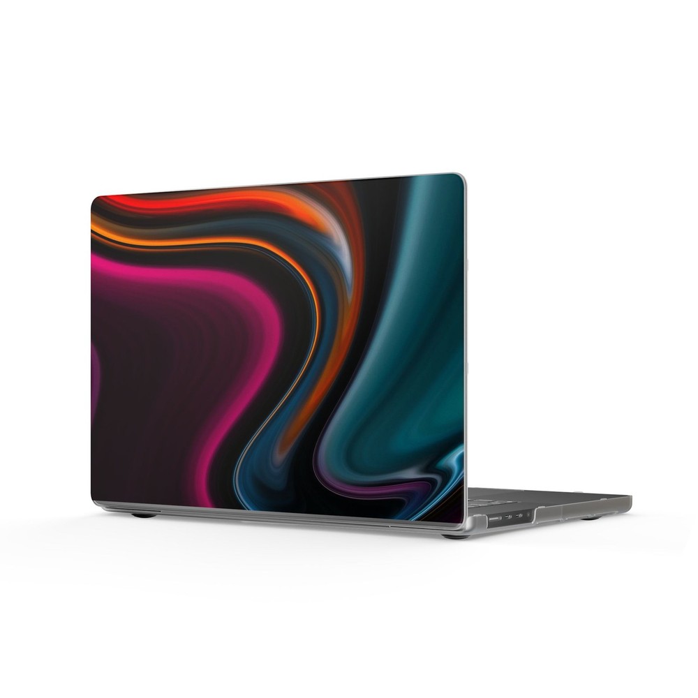 Abstract Color Wave Matte MacBook Case | Swirl Laptop Skin