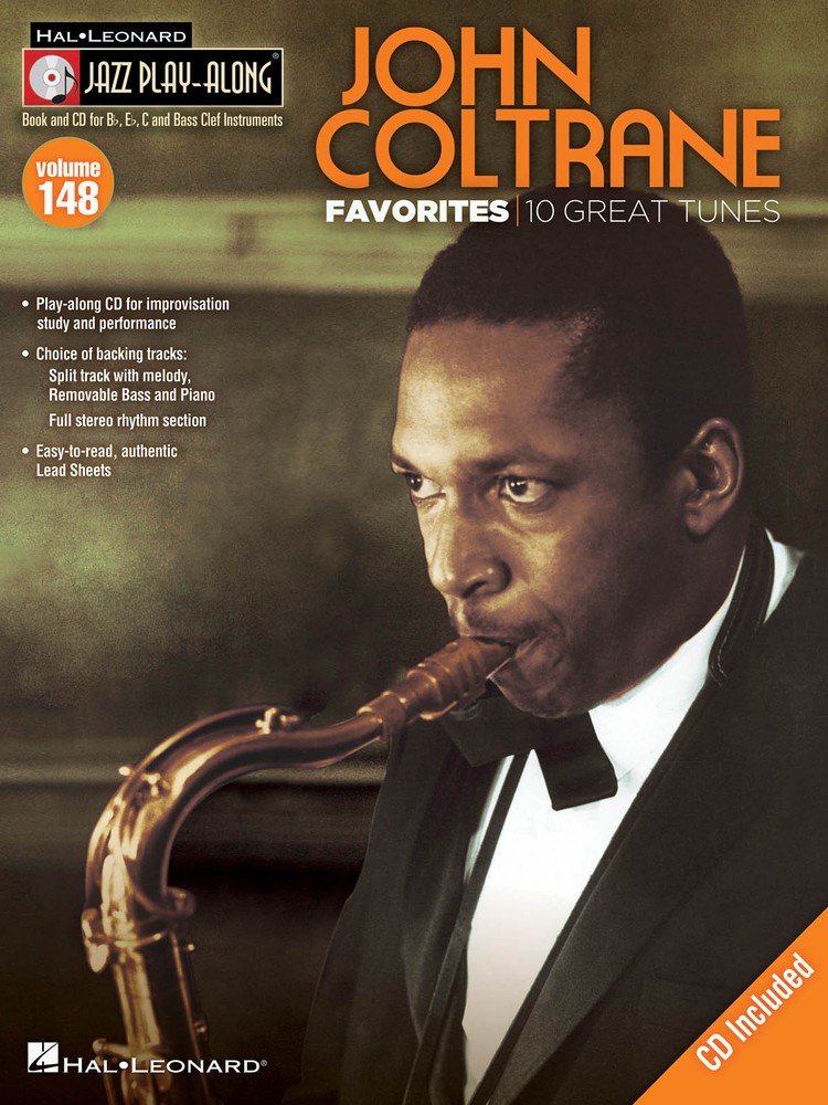John Coltrane Favorites Jazz Play-Along Vol 148 Bb Eb C BC Sheet Music Book CD