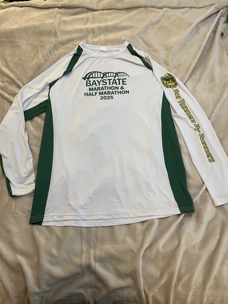 Bay State Marathon Long Sleeve Tshirt Men’s Size Large