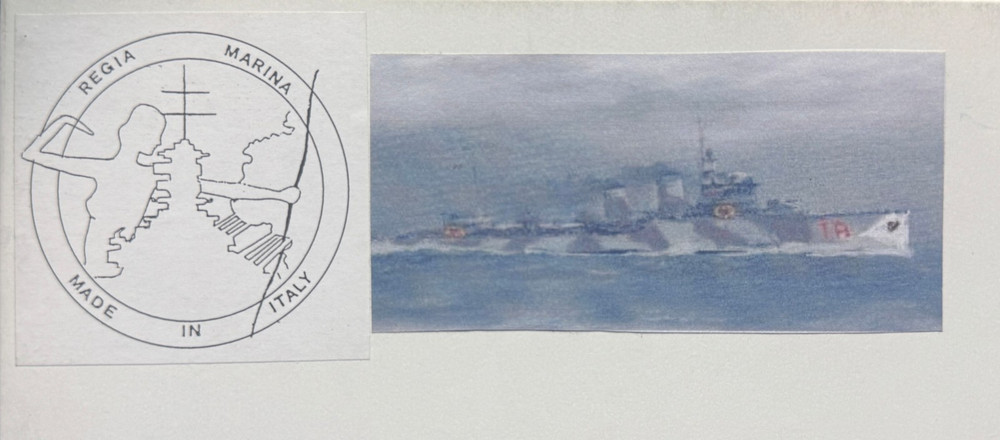 Regia Marina 1/700 Italian Destroyer Turbine Resin Model