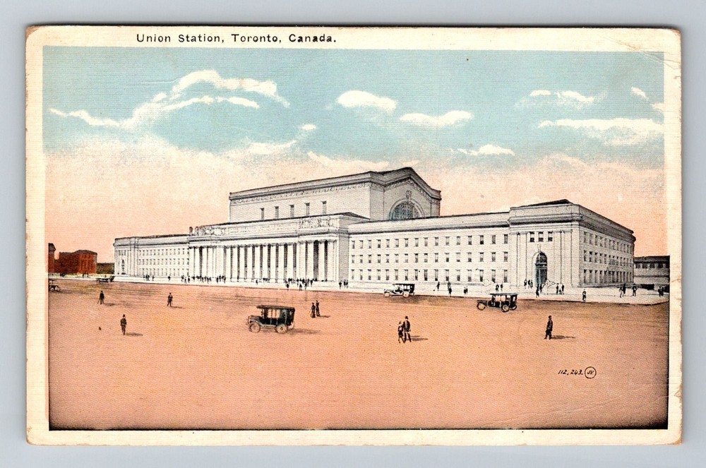 Canada- Toronto Union Station Souvenir Old Postal PC Card View Vintage Postcard