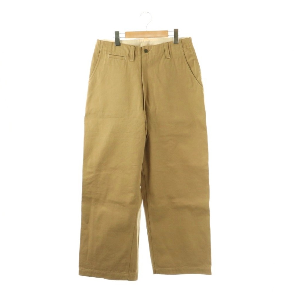 E.TAUTZ SAVILE ROW Wide Chino Pants 30 Beige /CX ■OS Men's
