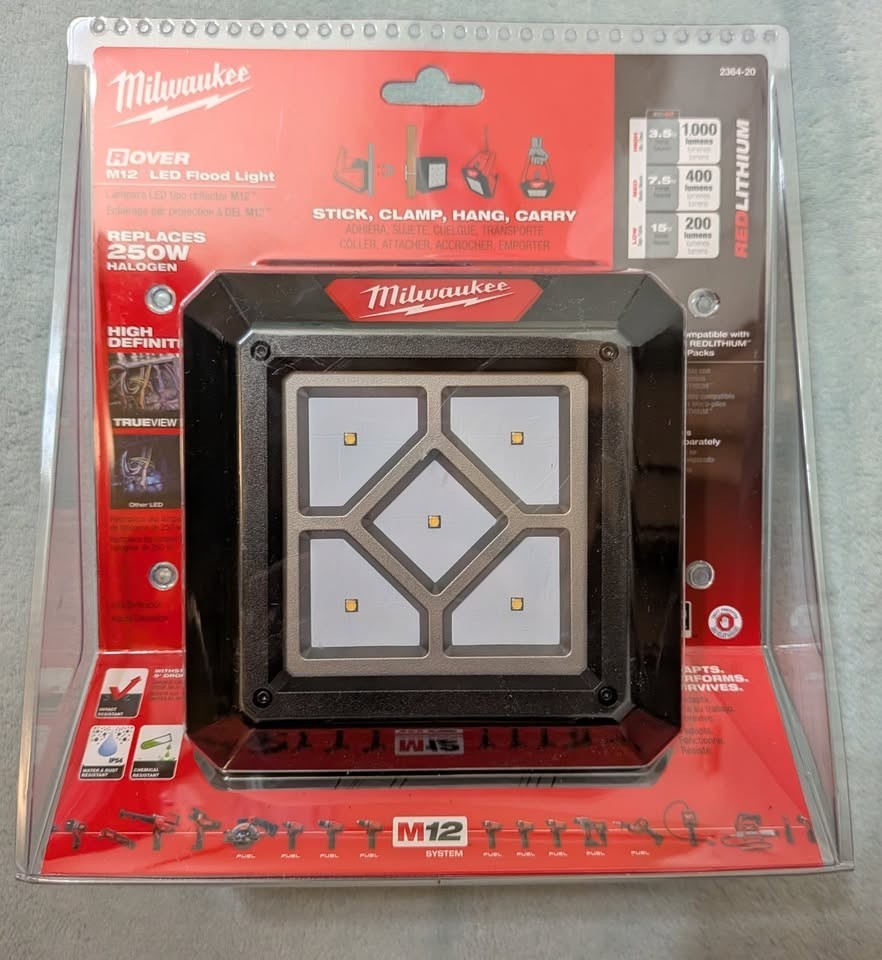 Milwaukee 2364-20 Flood Light - Red