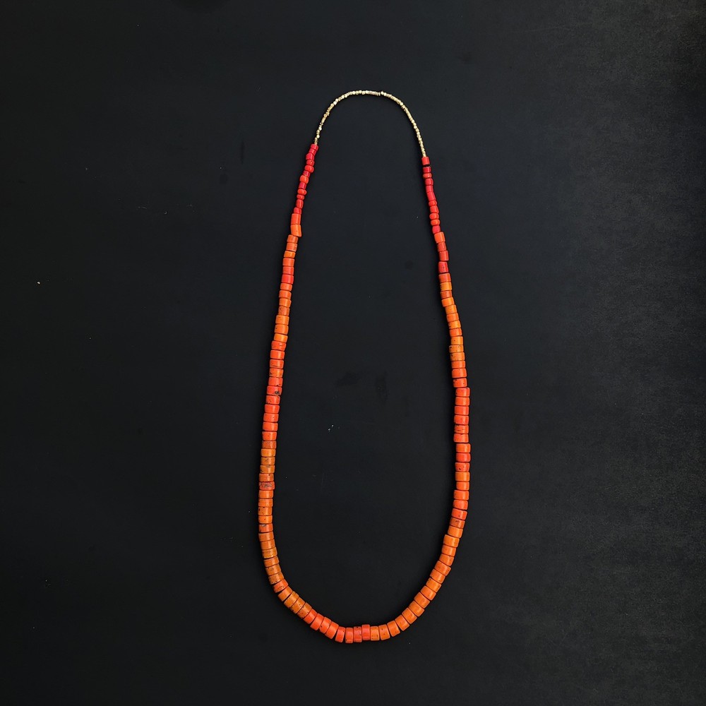 Vintage Glass Beaded Naga Necklace