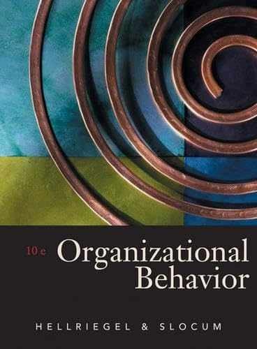 Organizational Behavior - Hardcover, by Hellriegel Don; Slocum - Acceptable n
