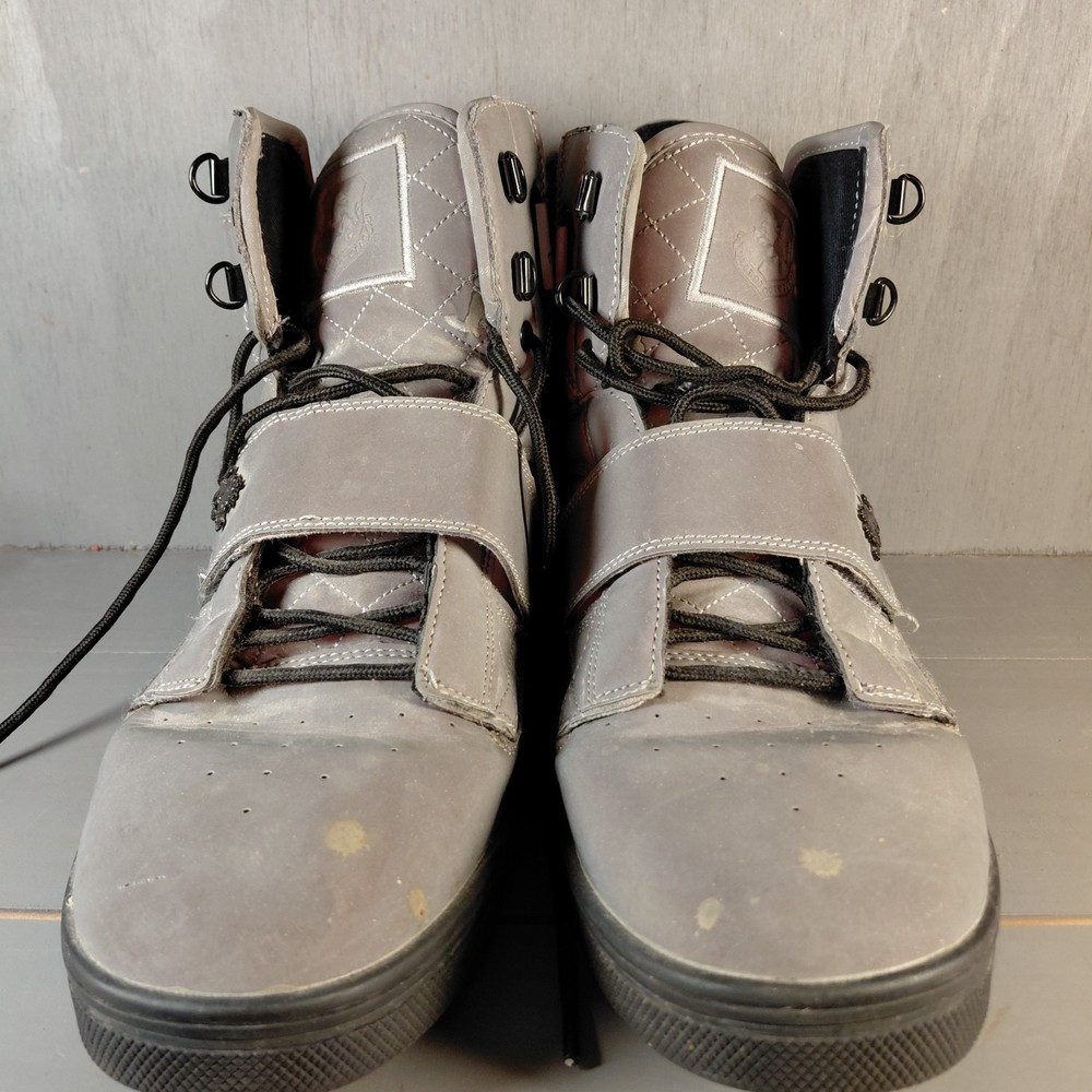 Vlado Atlas 3 Men's Gray Hightop Shoes Size 9 IG-1500-R3 / READ DESCRIPTION!!!