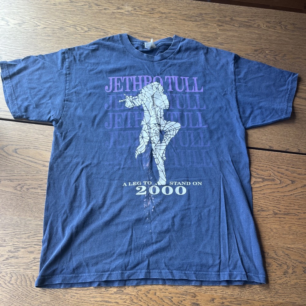 Jethro Tull Men's Large T-shirt Tour 2000 Vintage Band Tee