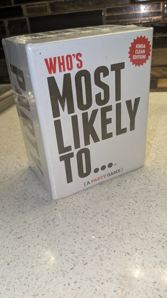 NEW Sealed-DSS Games Who’s Most Likely To A Party Game Kinda Clean Edition