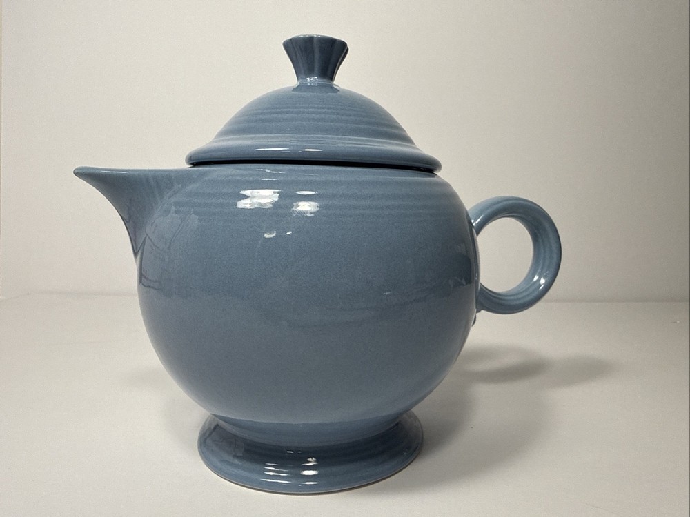 Fiestaware Periwinkle Tea Pot Fiesta Fiestaware