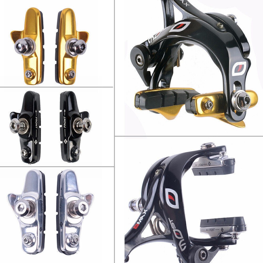 Bike C-Brake Pads Caliper 61mm/38.5g Light-Weight Road Bike Brake Shoes For ZTTO