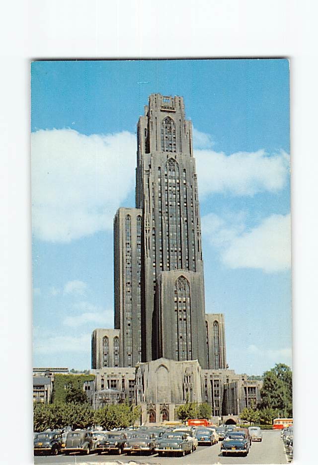 Postcard Cathedral of Learning Pittsburgh Pennsylvania USA
