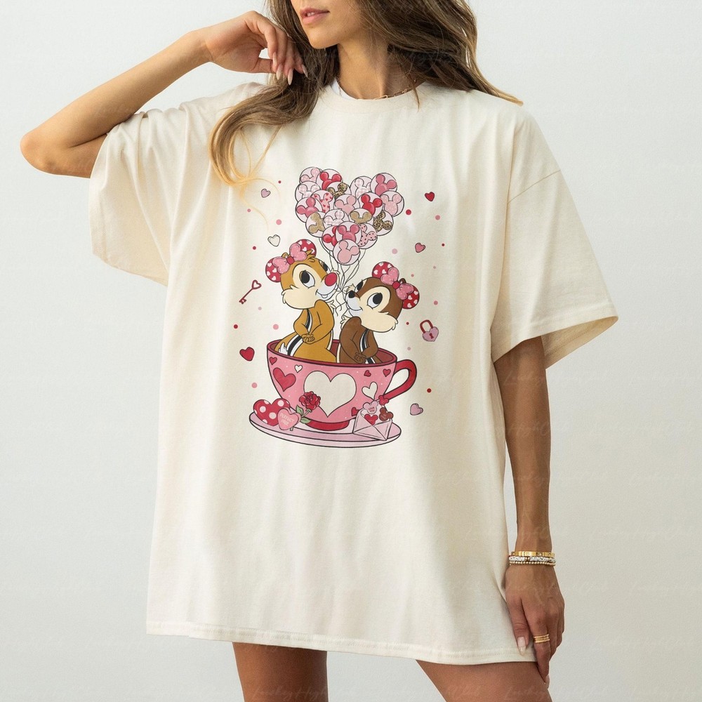 Couple Valentine Love Matching Graphic Tee T-Shirt