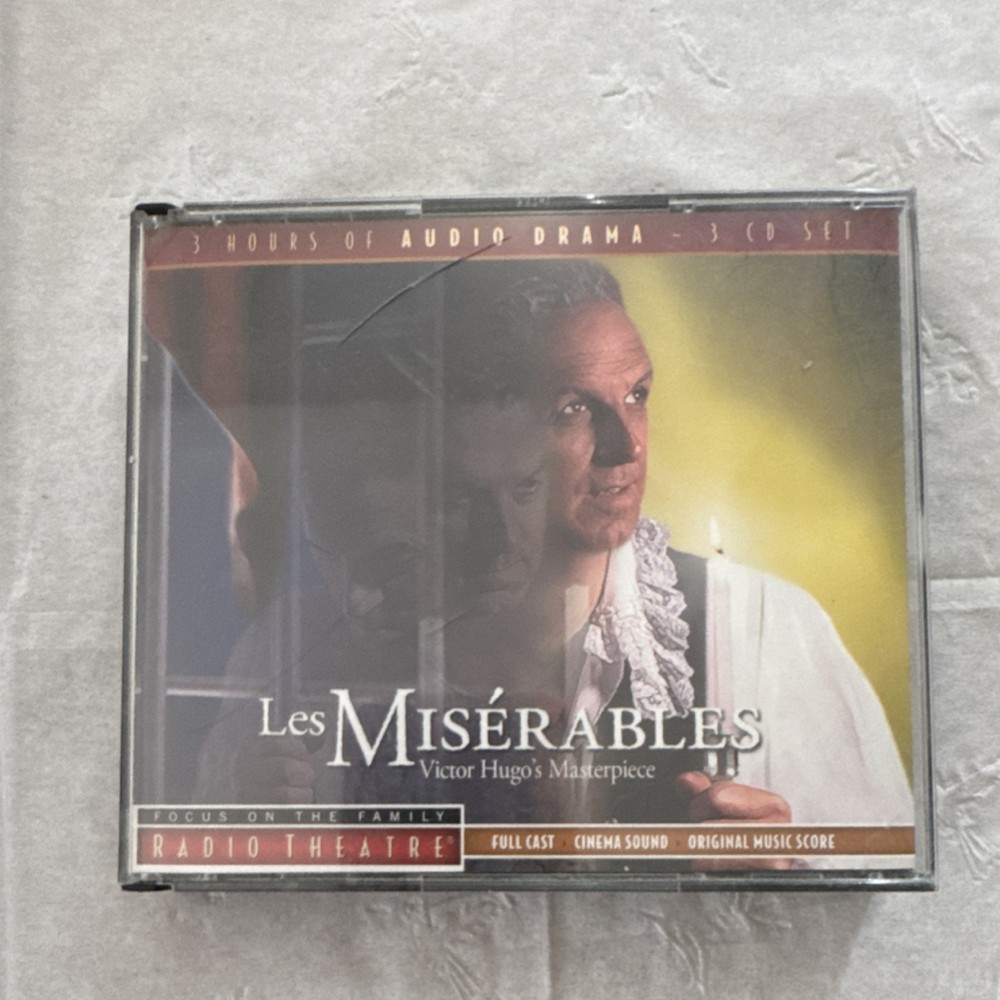 Les Misérables Radio Theatre Drama Audiobook 3 CD Full Cast English