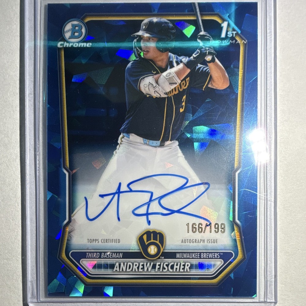 Bowman 2026 Bowman Sapphire Andrew Fischer Brewers 1st Bowman Auto /199 BSPA-AF