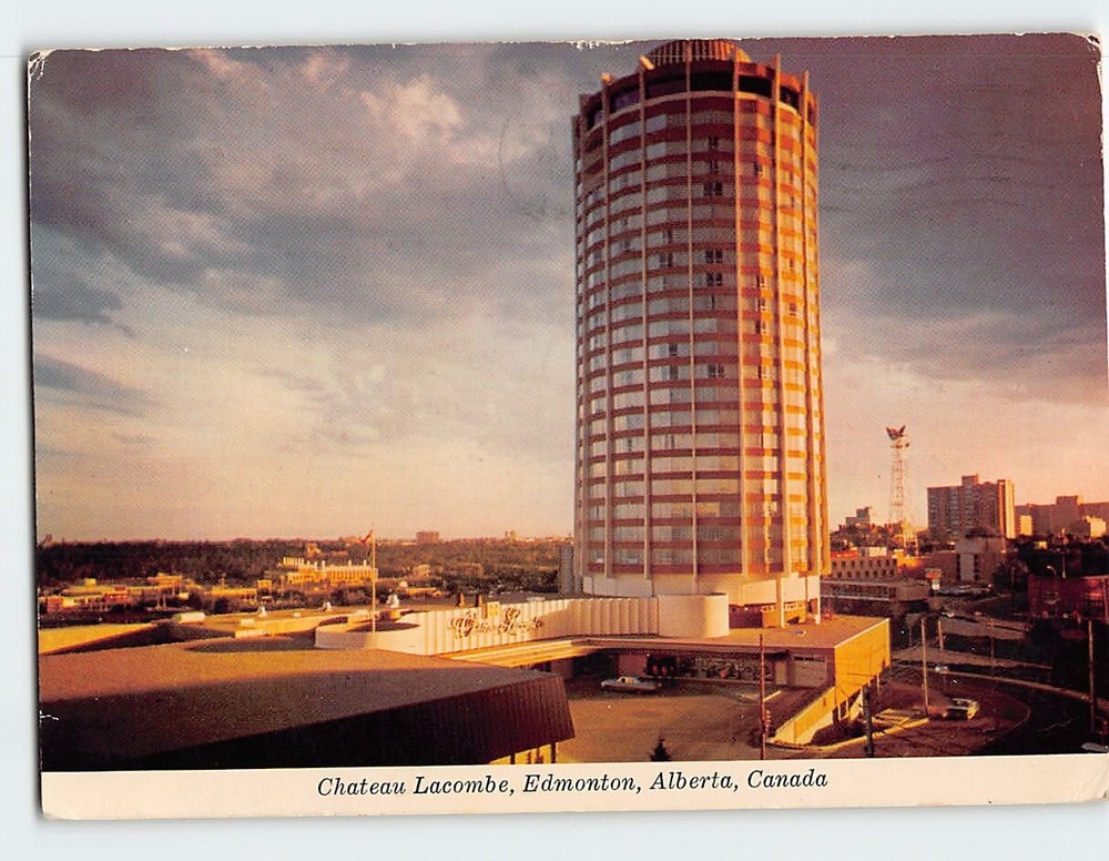 Postcard Chateau Lacombe Edmonton Alberta Canada