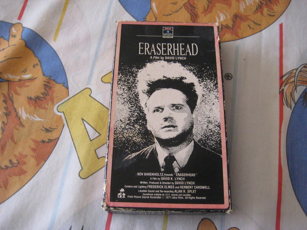 Eraserhead VHS SLIPCOVER ONLY no tape