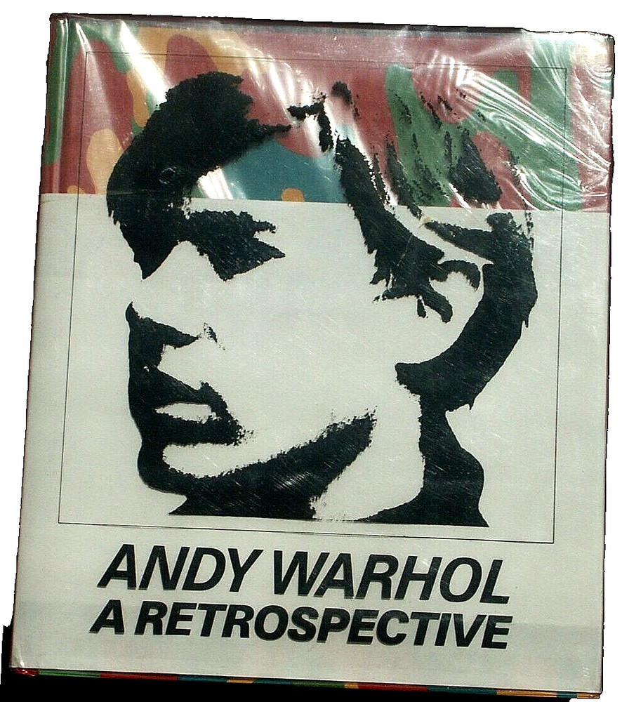 Andy WARHOL Retrospective 1989 First Edition Hardcover DJ Coffee Table Book