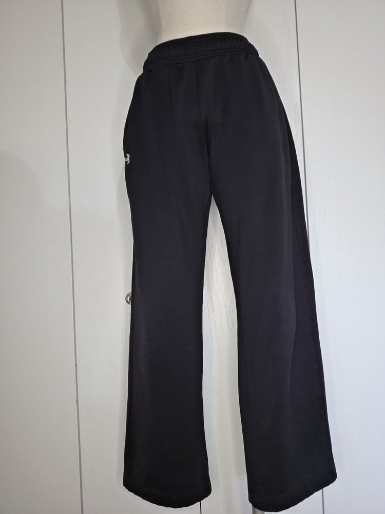 Women's Black Under Armour Loose Fit Sweatpants With Pockets Size XS