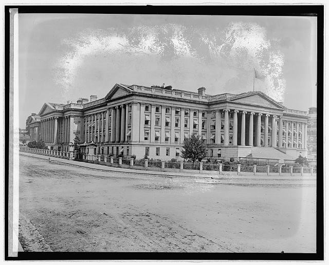 Photo:Treasury Dept. old pt., Washington, D.C.