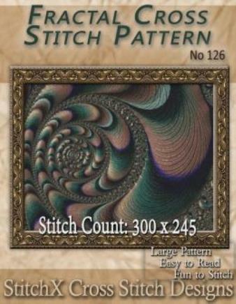 Fractal Cross Stitch Pattern - No  126