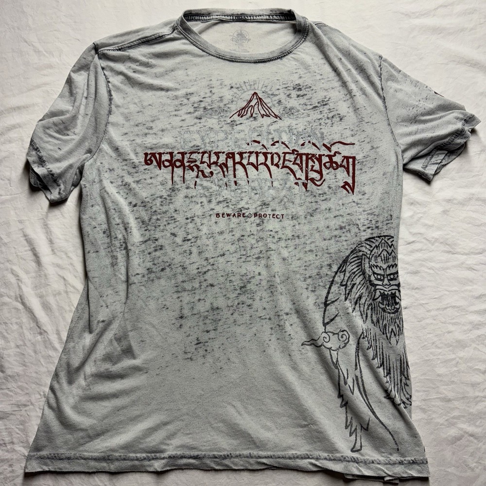 Large Expedition Everest Disney Parks Light Shirt Animal Kingdom WDW