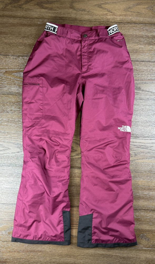 The North Face Girls Hyvent Insulated EZ Grow Ski Snow Maroon Pants 14-16 Sz XL