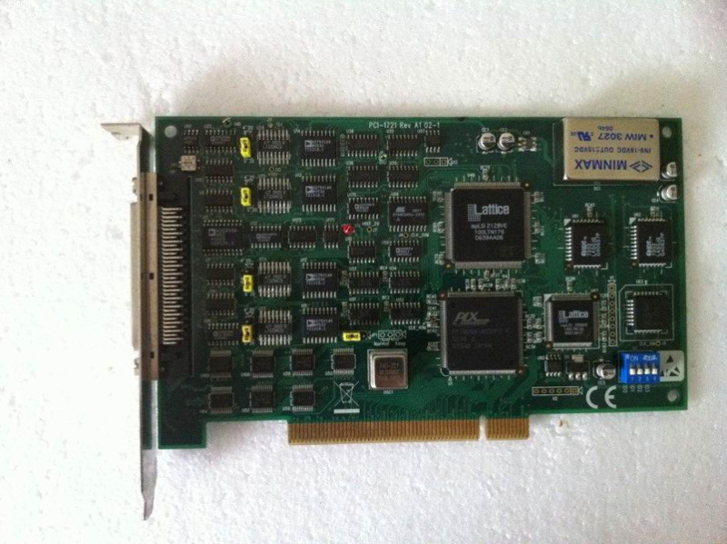 Used PCI-1721 REV A1 02-1 All tested via DHL or Fedex fast shipping