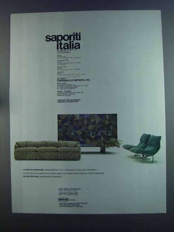 1982 Saporiti Italia Ad - Sofa Confidential, Armchair