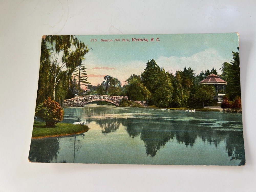 Beacon Hill Park Victoria BC Canada Postcard British Columbia
