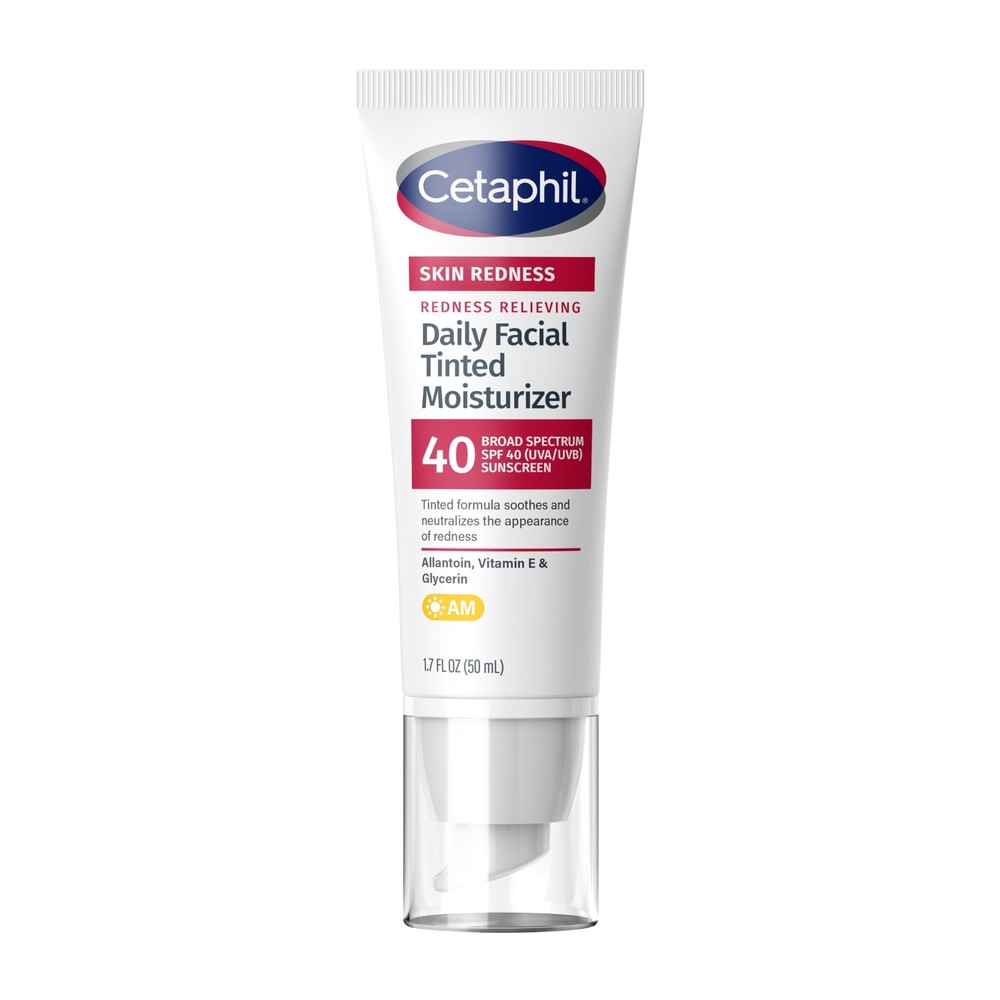 CETAPHIL Redness Relieving Daily Moisturizer SPF 40 for Sensitive Skin 1.7oz