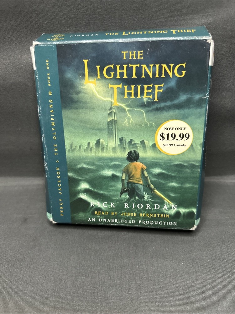 Percy Jackson The Lightning Thief Unabridged Audiobook CD Rick Riordan
