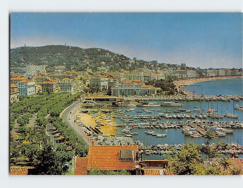 Postcard Aerial View Cannes France