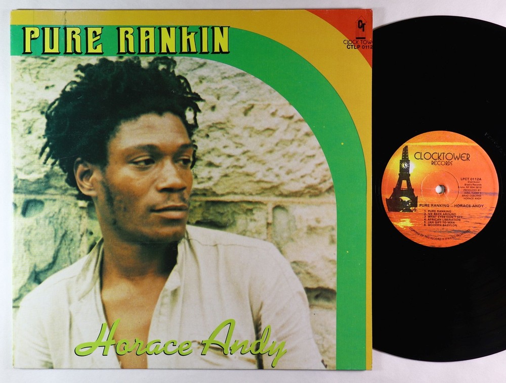 Horace Andy - Pure Ranking LP - Clocktower OG Press VG++
