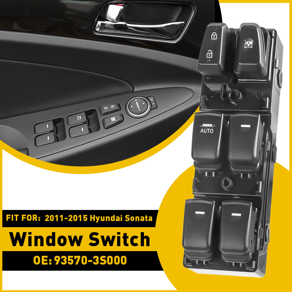 2011-2015 Hyundai Sonata Front Left Power Window Switch 93570-3S000