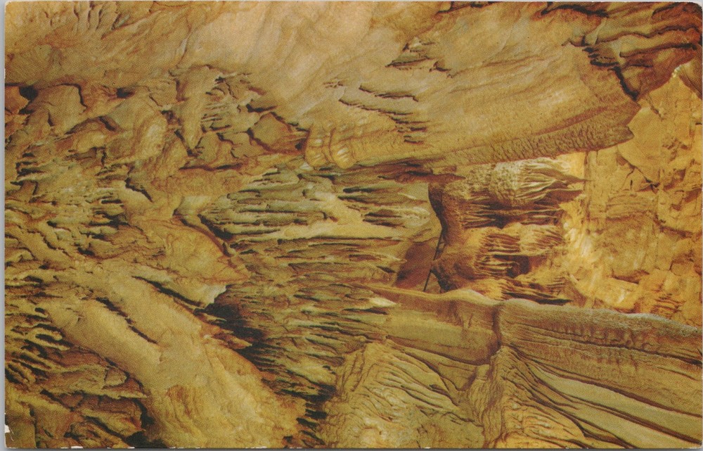 National & State Parks~Drapery Room @ Mammoth Cave National Park KY~Vintage PC