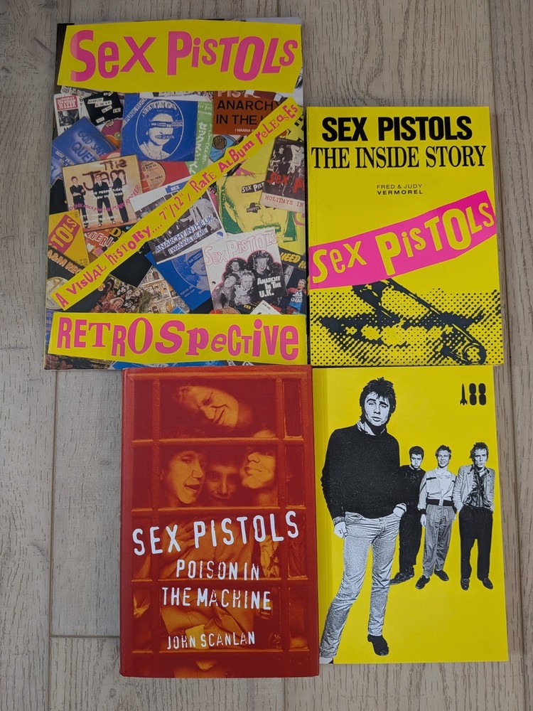 Sex Pistols Book Lot Punk Rock History Visual Retrospective Biography