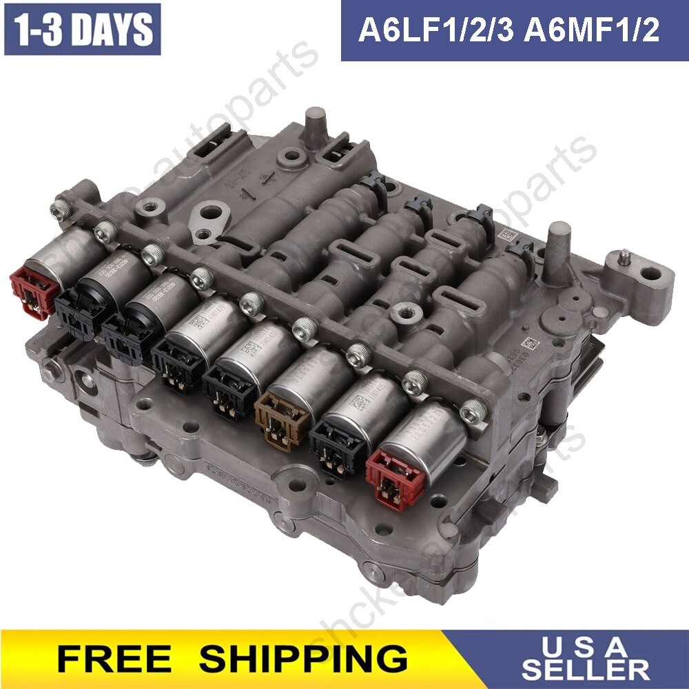 A6MF1/2 Transmission Valve body with solenoid for Hyundai Elantra Kia