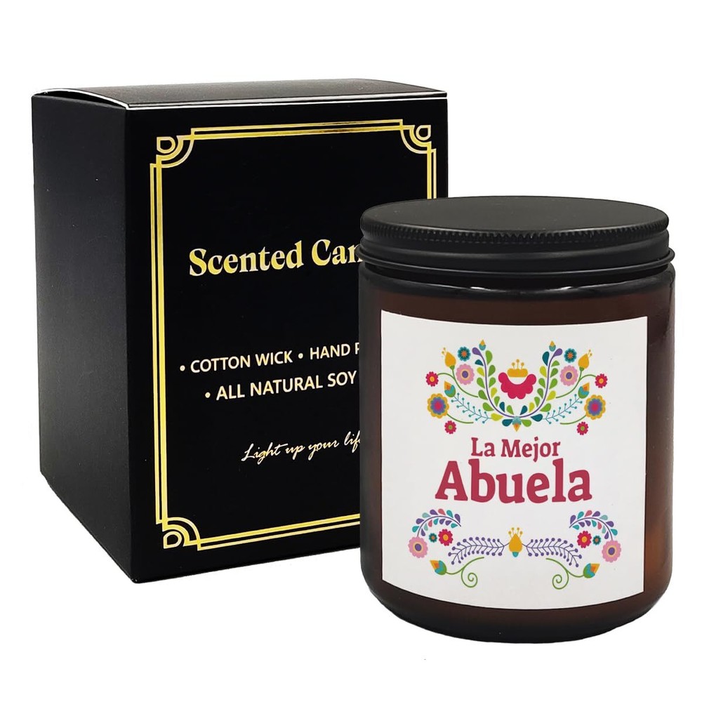 Abuela Candle Thoughtful Spanish Gift for Grandmothers from Grandchildren Perfect for Special Occasions and Celebrations-image