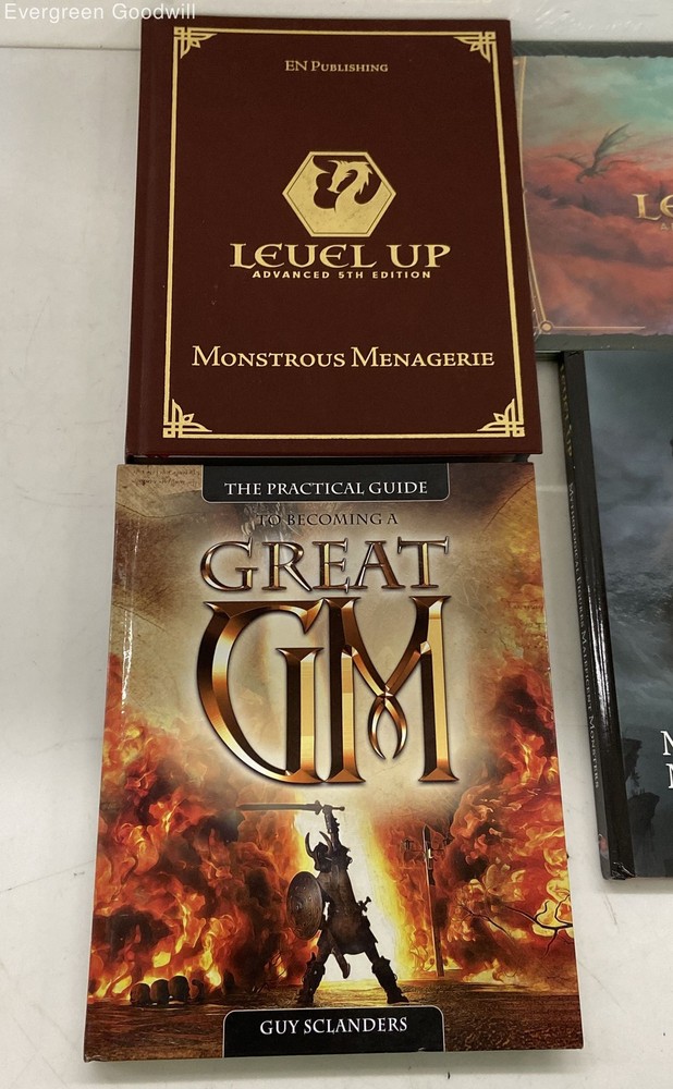 Lot of 5 Level Up: Advanced 5th Edition Tabletop Role-Playing Game System Books
