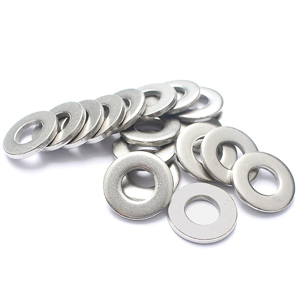 New 600pcs 304 Stainless Steel Flat Washer Washers Assortment Set M2-M12