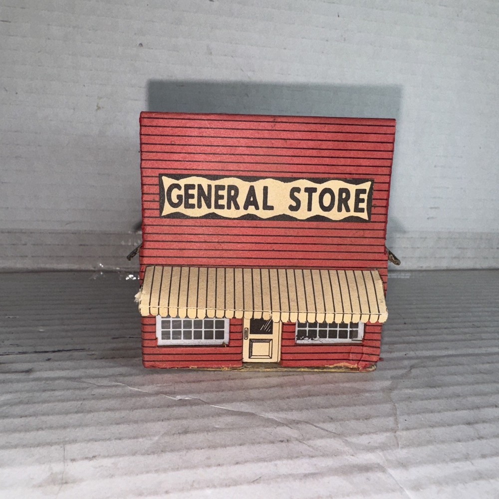 Ho Scale Wood General Store Building For Train, Set Layout Scenery