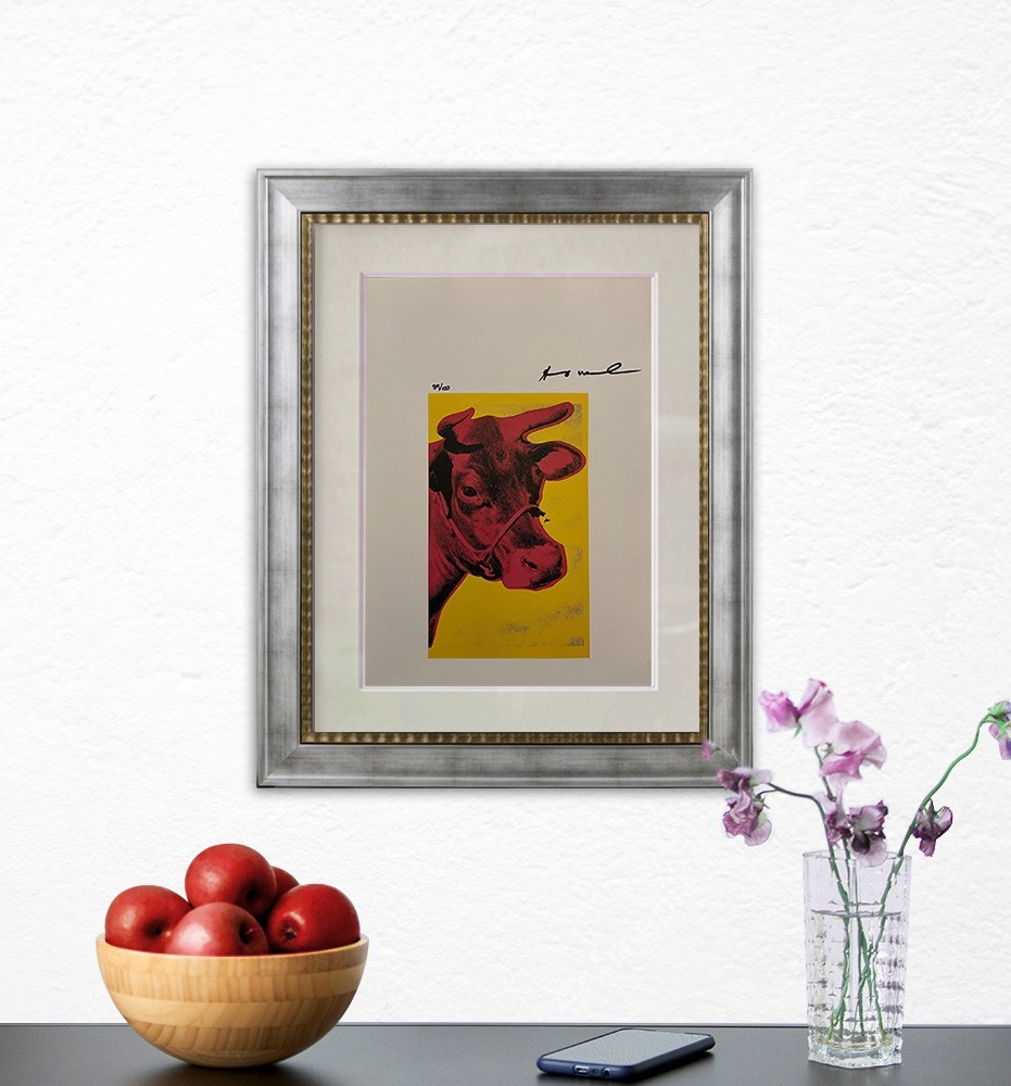 Andy Warhol, Original Hand-signed Lithograph with COA & Appraisal of $3,500