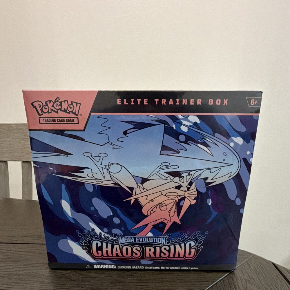 Pokémon Mega Evolution Chaos Rising Elite Trainer Box Promo English 2026