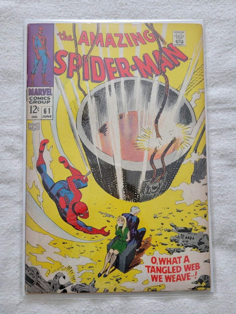 Amazing Spider-Man #61 Marvel Comics 1968 Key - 1st Gwen Stacy Cover - Mid-Grade